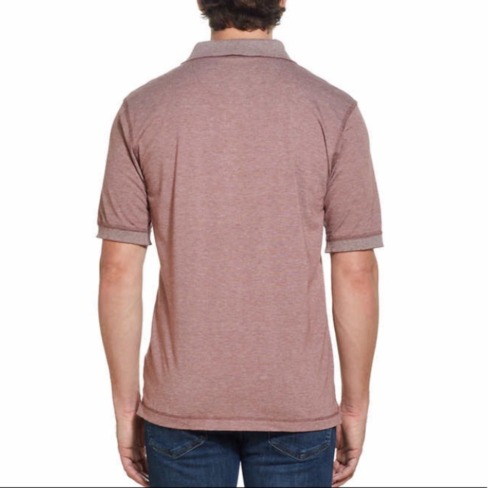 NWT XXL Weatherproof Vintage Red Microstripe Polo - Picture 2 of 11
